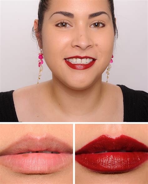 ysl black red lipstick